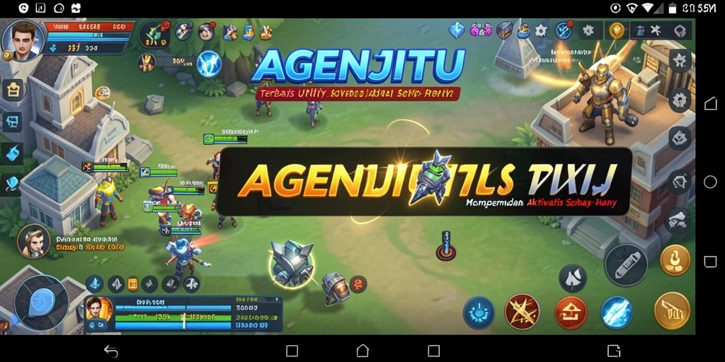 Tampilan antarmuka AGENJITU yang mudah digunakan.