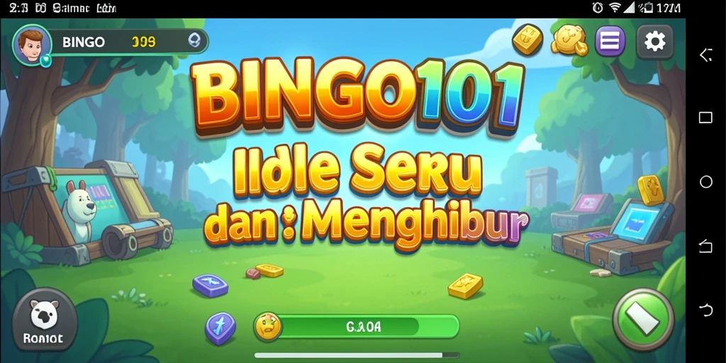 Gameplay menarik BINGO101 dengan fitur Idle yang unik.