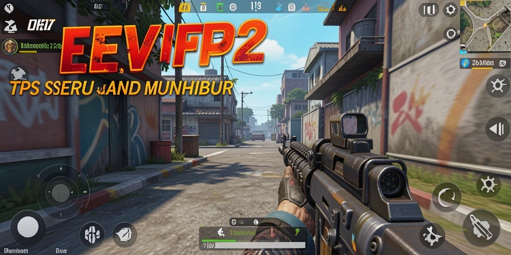 Tampilan gameplay EVIP2 yang menegangkan dengan pertempuran seru.