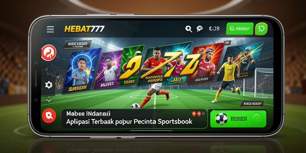 Tampilan utama HEBAT777 dengan berbagai pilihan taruhan olahraga.