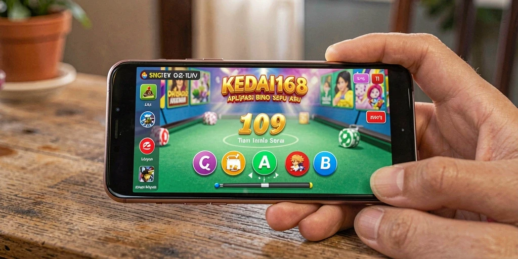 Tampilan gameplay seru dalam aplikasi Bingo KEDAI168.