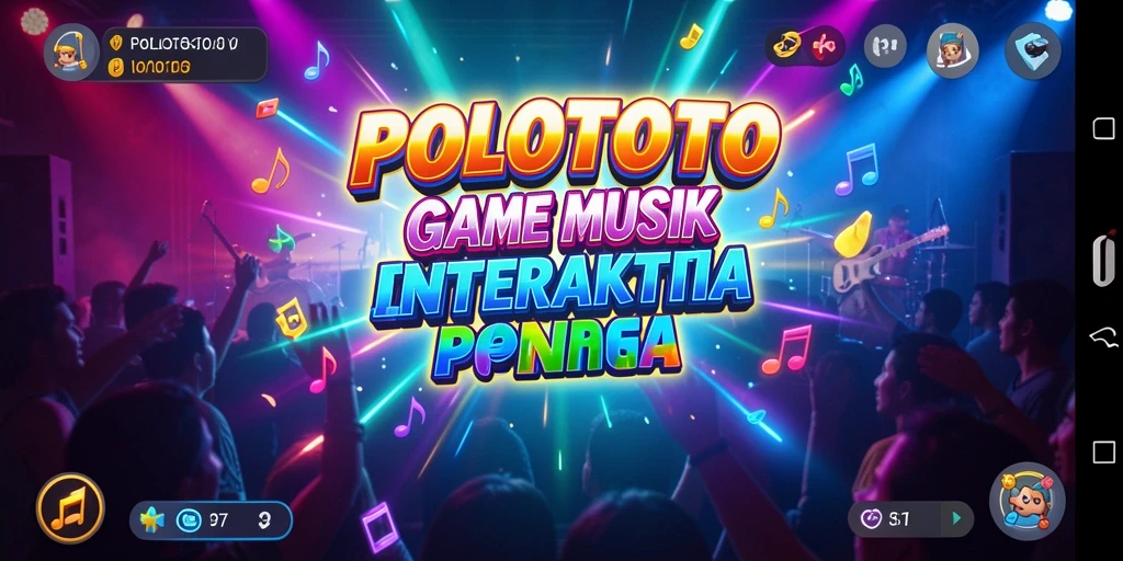 Gameplay interaktif POLOTOTO dengan musik yang energik.