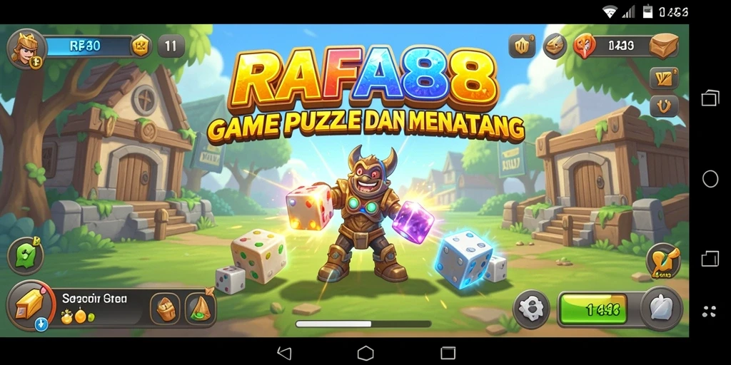 Gambaran gameplay RAFA88 dengan tantangan Puzzle yang menarik.
