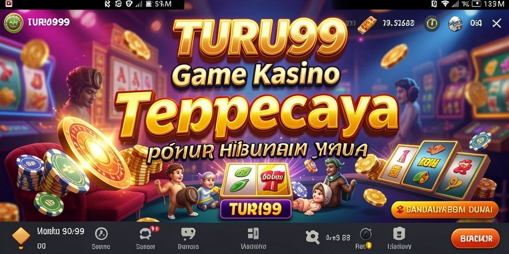 Screenshot gameplay TURU99 menampilkan keseruan permainan Kasino yang menghibur.