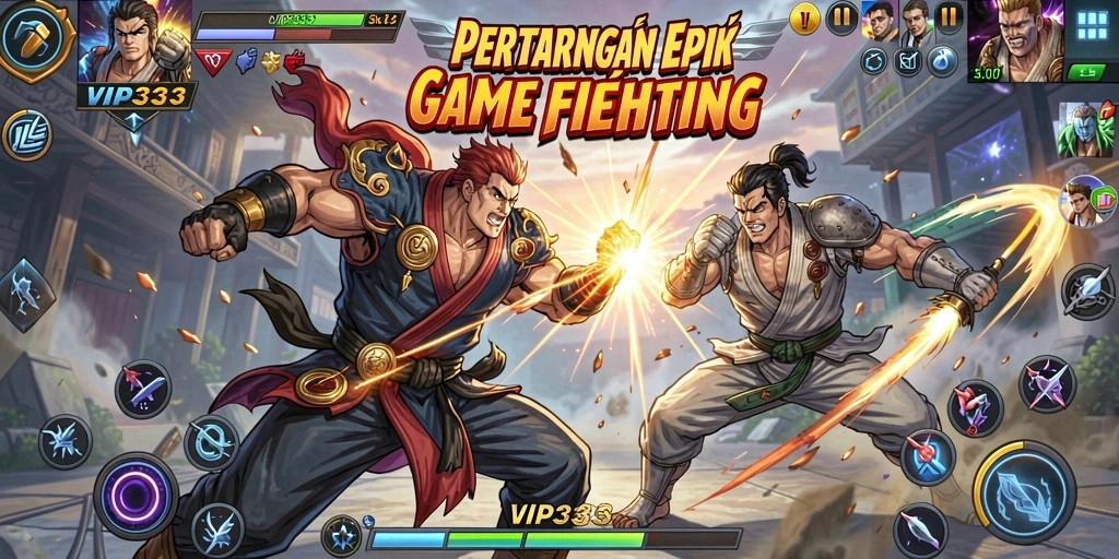Pengalaman pertarungan seru dalam game VIP333 dengan karakter unik.