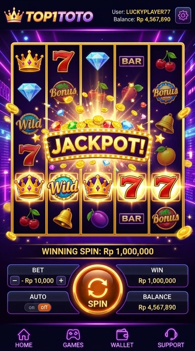 Screenshot berbagai kategori aplikasi di top1toto untuk kemudahan pencarian.